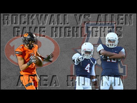Rockwall vs Allen - Game Of The Week in Week 2 of Texas High School Football Playoffs Highlights