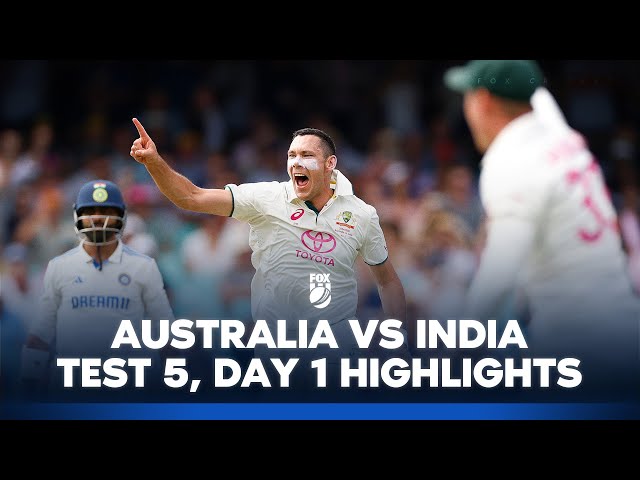 Australia v India – Fifth Test, Day 1 Highlights I 03/01/25 I Fox Cricket