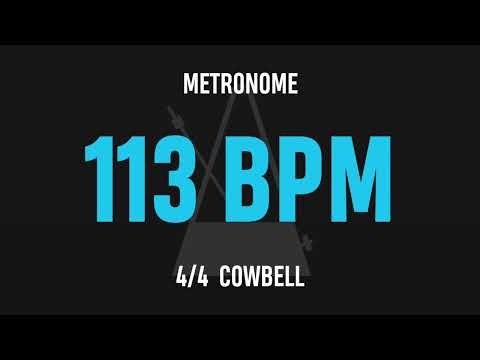 113 BPM 4/4 - Best Metronome (Cowbell)