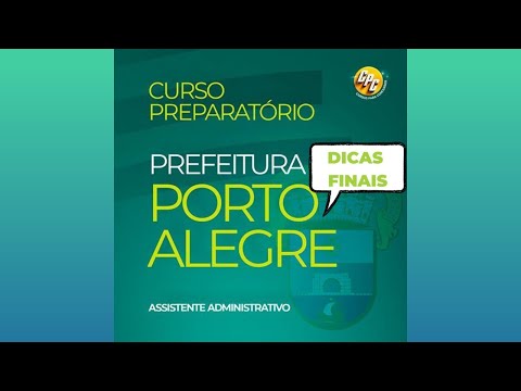 Prefeitura de Porto Alegre / DICAS FINAIS