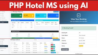 I Built a PHP Hotel Management System Using FREE AI 🤯 | No Coding Needed!