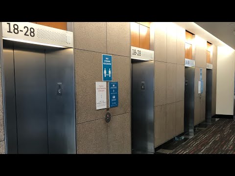 Otis High Rise Elevators @ Dominion Towers - Denver, CO.