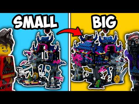 I Made a BIG Ninjago Villain Base by Combining 4 Lego Sets...