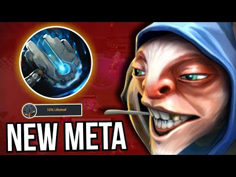 NEW META - WTF Meepo Meteor Hammer by Abed 7.11 Dota 2 | Upside Down 76