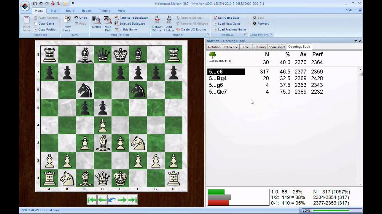 ChessBase 11 -- copying games between databases;