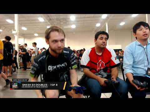 Super Smash Con 2017 - SuPeRbOoMfAn & Jaimehr vs. Fukurou & Wario - SSB64 - Doubles Top 8, WS