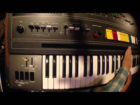 Yamaha CS60 Synthesizer - Sustain / Portamento / Glissando Demo
