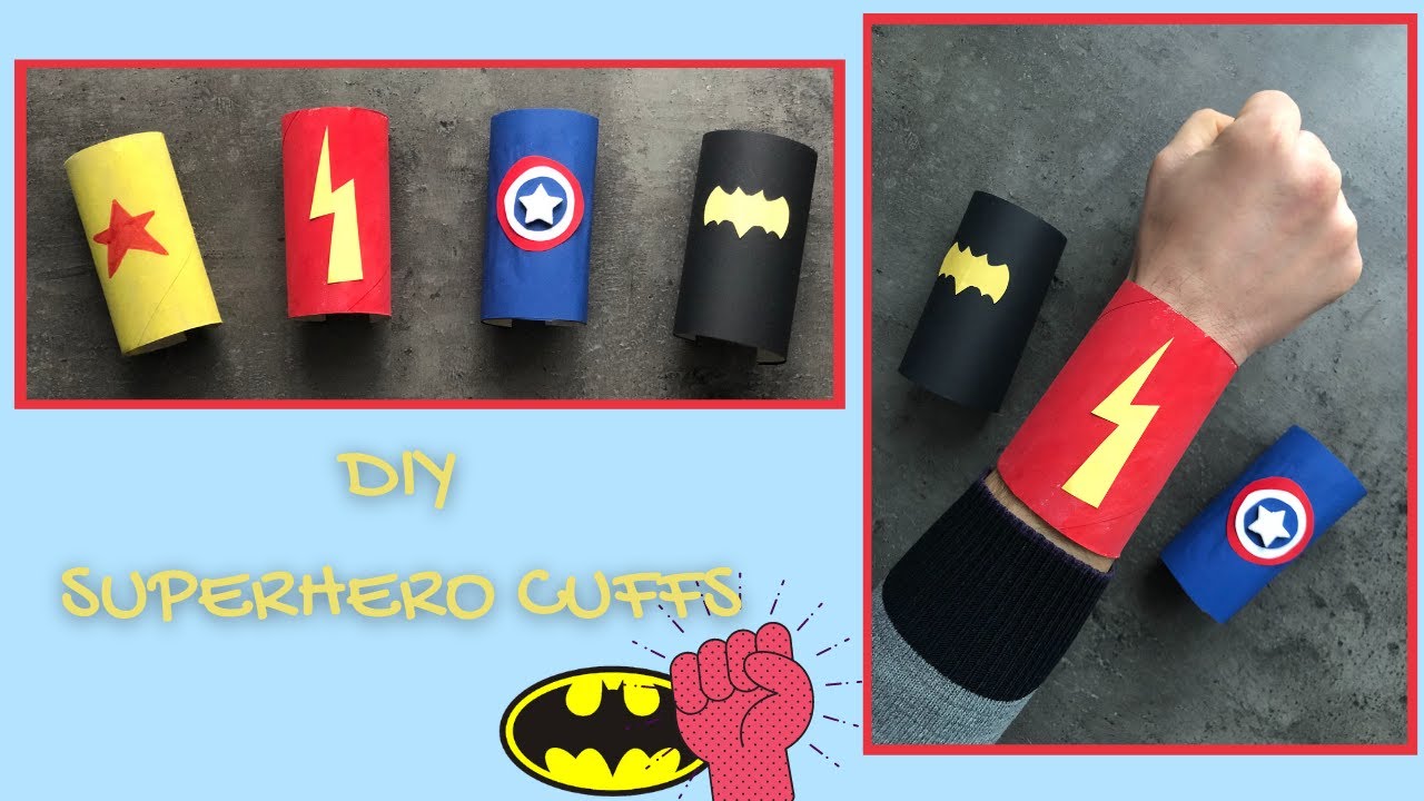 DIY SUPERHERO CUFF CRAFT