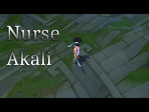 Nurse Akali 2020 SkinSpotlight - League of Legends