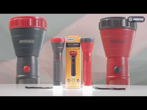 ABS RISING Jugnoo Rechargeable LED Torch, White, Battery Type: 3 AA