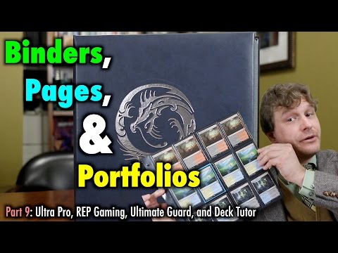 MTG - A Review Of Binders and 4 Column Pages For Magic The Gathering, Pokemon and More (Part 9) Video
