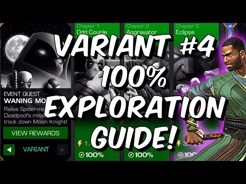 Variant #4 100% Exploration Guide - Best Champions & Worst Fights - Marvel Contest of Champions