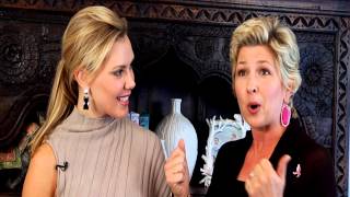 Kendra Scott and Lisa Youngblood (Breast Cancer Survivor) Recovery Brobe Gift Story