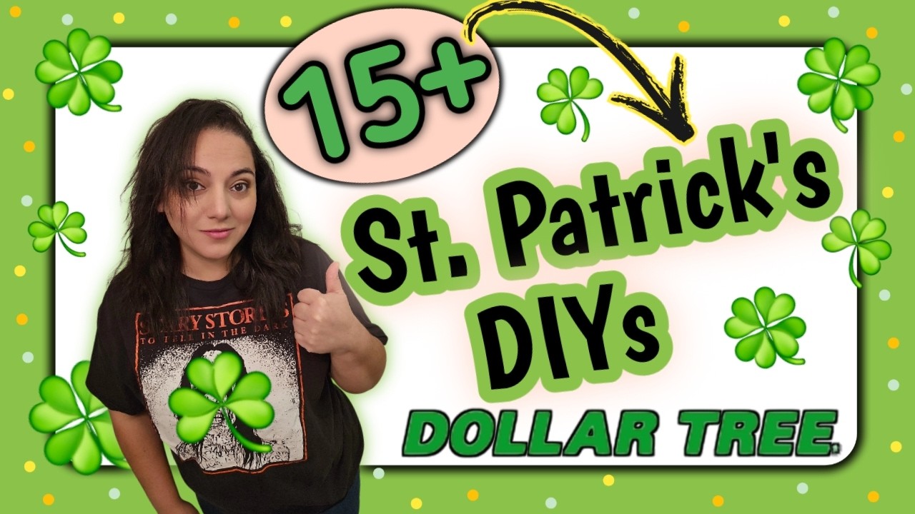 ✨15 St. Patrick's DIYs | DOLLAR TREE DIYs St. Patty's Day | St. Patrick's DIYs