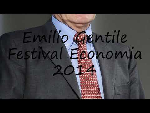 How to pronounce Emilio Gentile  Festival Economia 2014 in Italian?