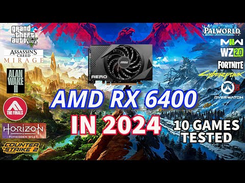 AMD RX 6400 IN 2024 | Still good for 1080P low end gaming ?
