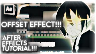NEW COOL OFFSET EFFECT!  || After Effects Amv Tutorial