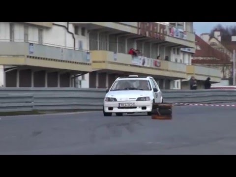 Maj Mariusz - Peugeot 106 - SuperOES 3 Runda  Tor Kielce 19-03-2016