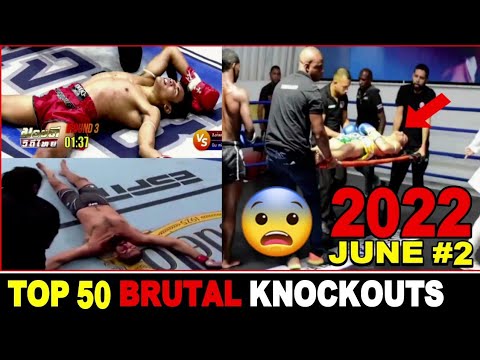 Top 50 MUAYTHAI•MMA•KICK•BOXING•KUN KHMER Knockouts👉JUNE 2022 #2