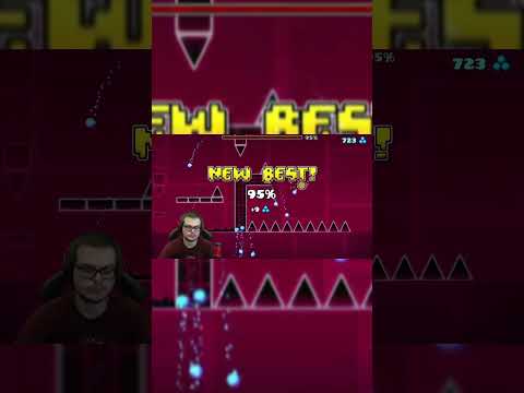 МОМЕНТЫ ИЗ "ВСЁ...! ЭТО ПОСЛЕДНЯЯ СЕРИЯ... (нет) (а может да) (GEOMETRY DASH) #7" #shorts