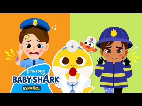 🚨 ¡El Agente de Policía Está Herido! | Tiburón Bebé Juego de Hospital | Baby Shark en español