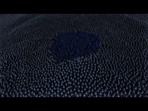 10.000 HEAVY KNIGHTS vs 60.000 ZOMBIES - Ultimate Epic Battle Simulator