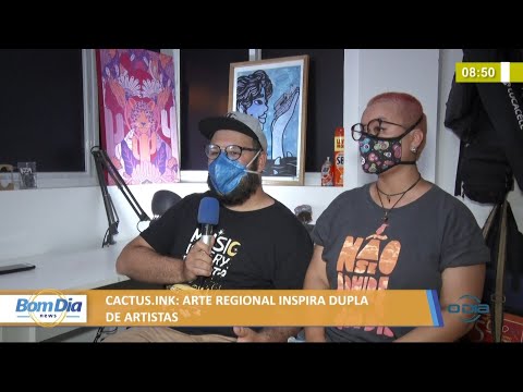 CACTUS INK: Arte regional inspira dupla de artistas 09 09 2021