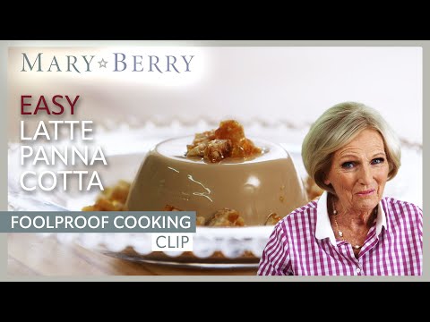 Easy Latte Panna Cotta | Mary Berry's Foolproof Cooking | Mary Berry
