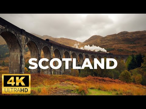 Flying Over Scotland (4K UHD) - Breathtaking Views From Above 4K Video Ultra HD | Scotland 4K Video