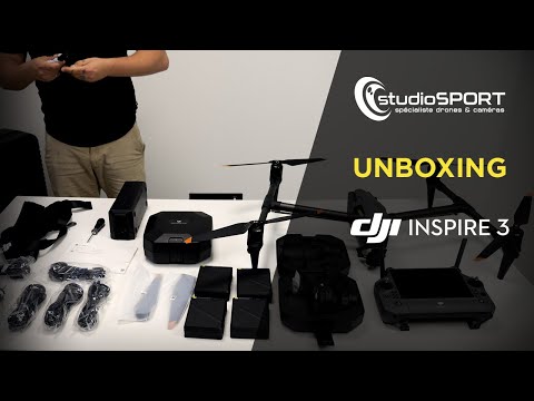 UNBOXING du drone professionnel DJI Inspire 3 | studioSPORT