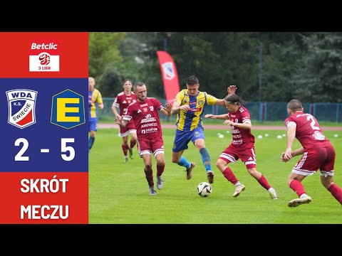 Skrót meczu Betclic 3. Ligi grupy II: Wda Świecie - Elana Toruń (2:5)