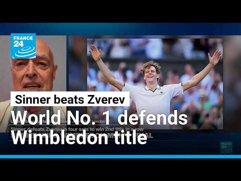 Sinner wins second straight Wimbledon title