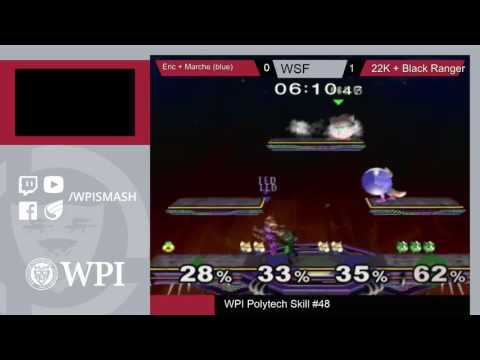 WPI Polytech Skill #48 Melee Doubles - Eric + Marche vs 22K + Black Ranger