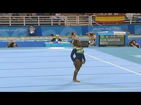 Daiane dos Santos Qual FX Athens Olympics 2004 (HD)