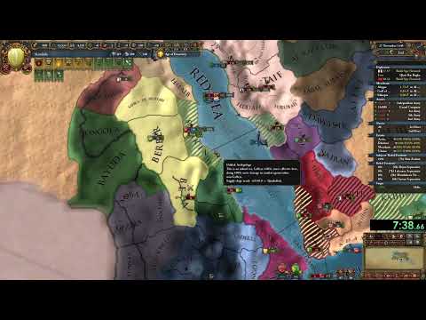 EU4 1.32.1 Form Aksum in 25:27 mins/9.08.1458