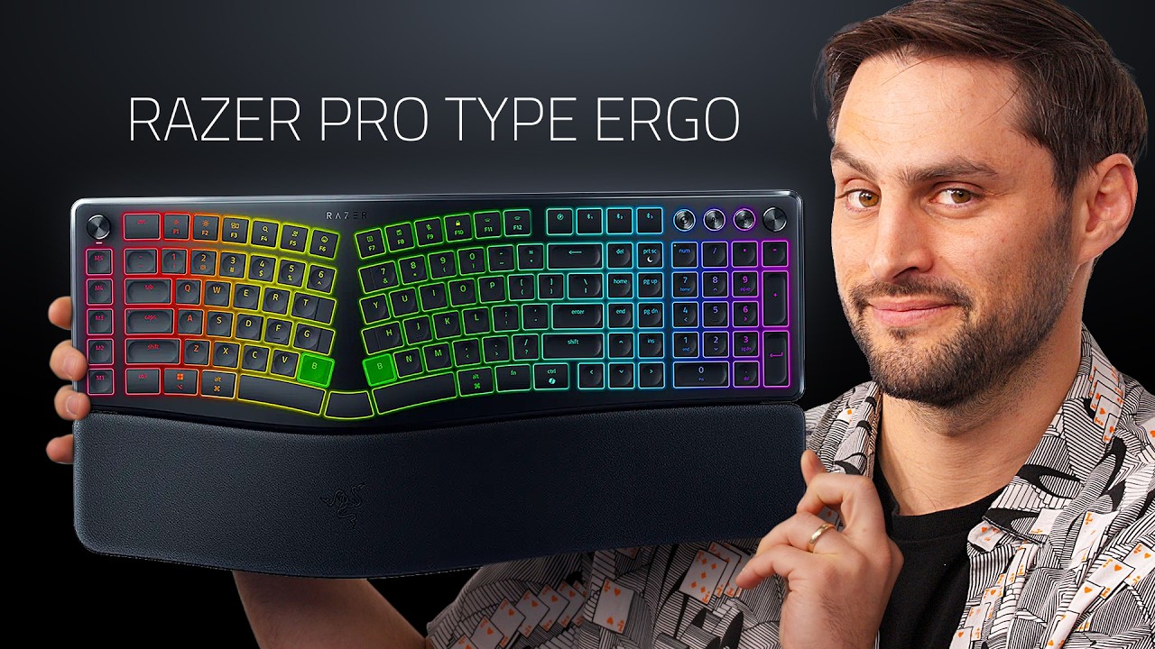 Razer Finally Got a Desk Job -  Razer Pro Type Ergo