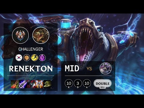 Renekton Mid vs Kassadin - KR Challenger Patch 10.12