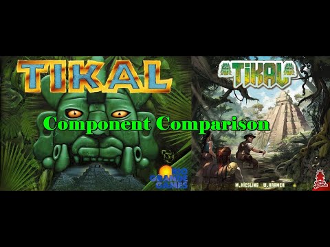 Dad vs Daughter - Tikal - Unboxing the Super Meeple Edition & Component Comparison