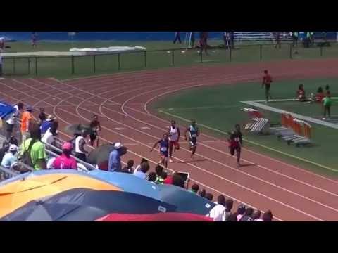 18yr Priest Foust 22.11s 200m Prelim Heat 1 AAU Region 8 Qualifier 2016