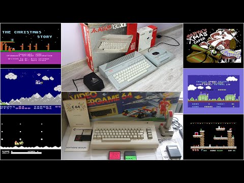 Borsuk Retro Gry TV: ATARI XL/XE i COMMODORE 64 - Przegląd Gier o Świętach Bożego Narodzenia