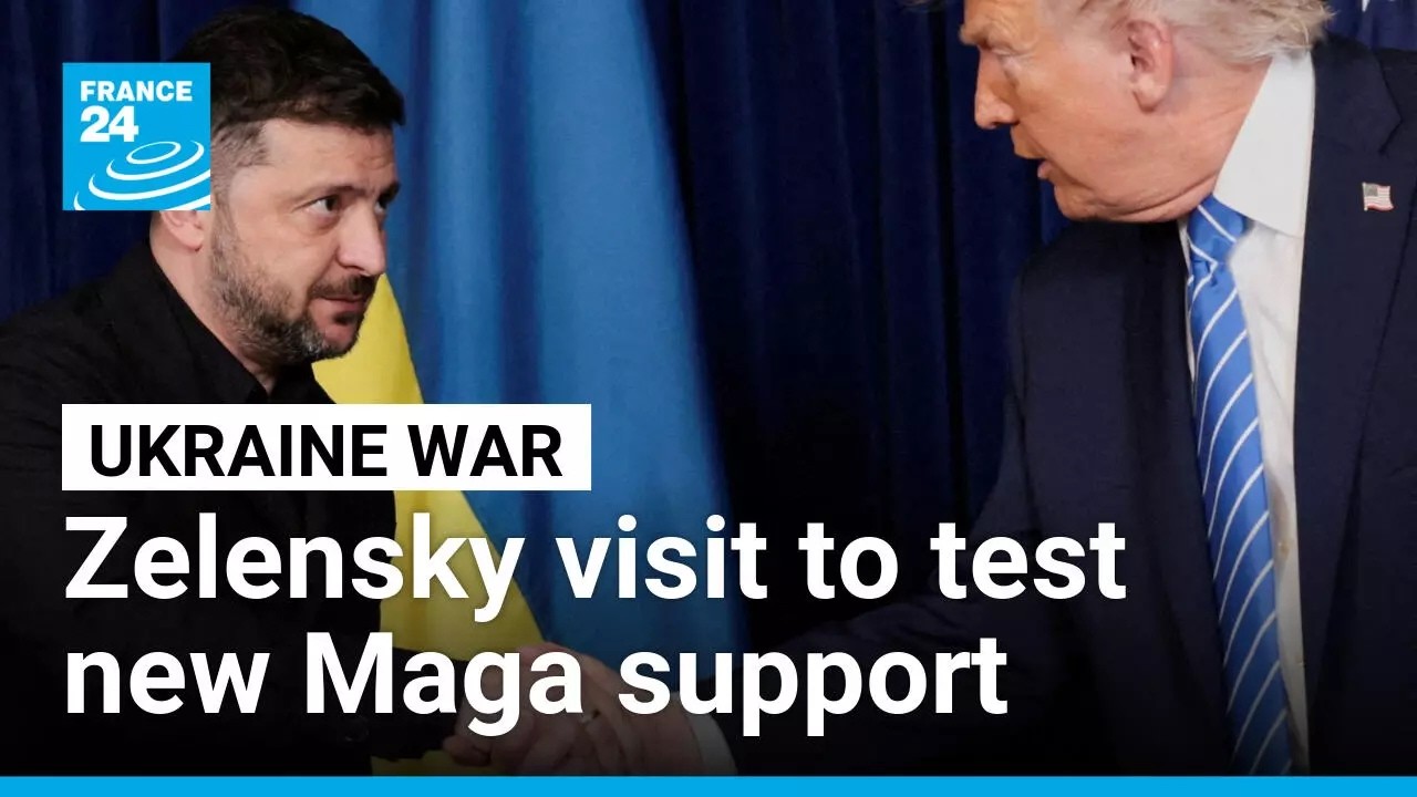 Zelensky visit White House in test to Maga's 'significant shift towards' Kyiv • FRANCE 24 English