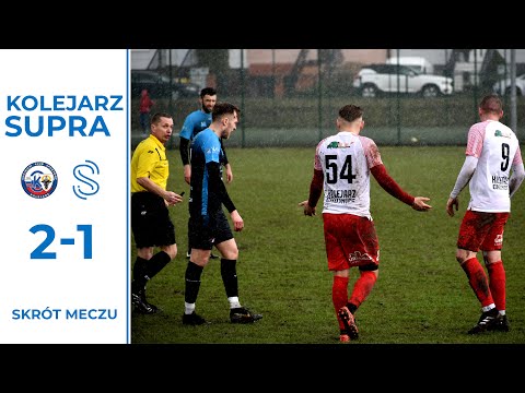 Kolejarz Chojnice - Supra Kwidzyn - skrót meczu 21 kolejki.