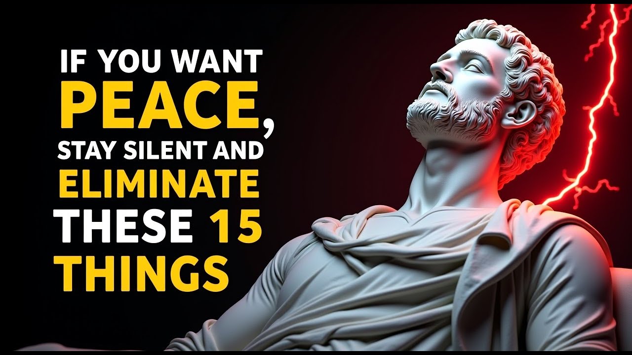 IF YOU WANT PEACE, STAY SILENT AND ELIMINATE THESE 15 THINGS – Lessons from Stoicism