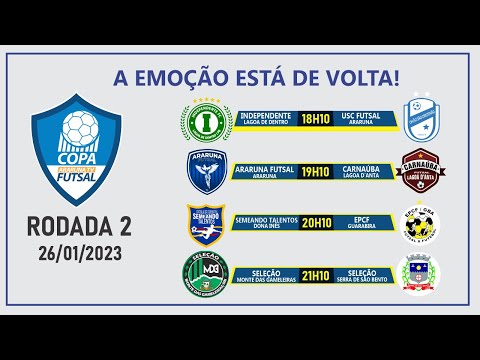 Copa ArarunaTV de Futsal 2023 - 26/01/2023
