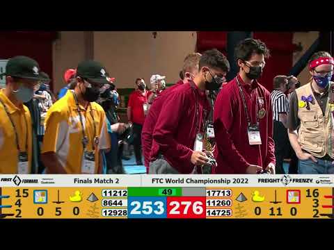 World Championship Finals Match 2 | FTC Freight Frenzy