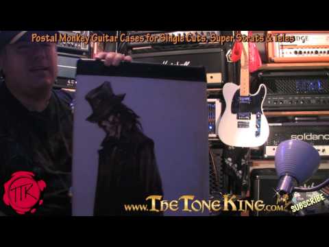 Postal Monkey Guitar Cases - Halloween Special - Using Carvin V3 Amp & Line 6 M13 Stompbox Modeler