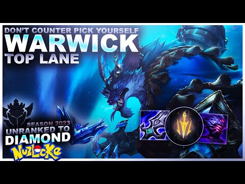 DON'T COUNTER PICK YOURSELF... WARWICK TOP! - Unranked to Diamond Nuzlocke | League of Legends