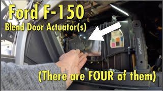 How to replace Ford F-150 Blend Door Actuator(s)