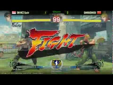 Gackt vs Dakou - Capcom Cup Asia Singapore Quals SSF4:AE Grand Finals