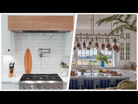 75 Shiplap Ceiling Kitchen With Multicolored Backsplash Design Ideas You'll Love ⭐️